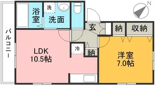 エスペランサ【1階】の間取り