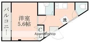 荒瀬ビル【1階】の間取り