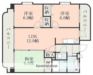 レスポアール 壱番館【3階】の間取り