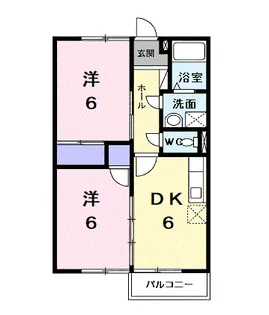 ガーデン青山【2階】の間取り