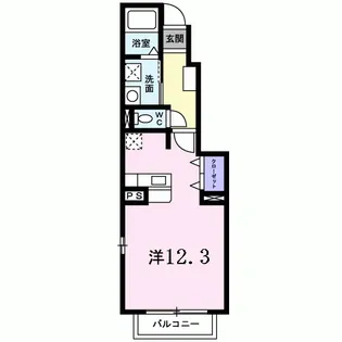 アヴニールⅠ【1階】の間取り