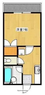 クロノス23下南部【304号室】の間取り