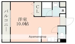 ビルド・ケアⅠ【3階】の間取り