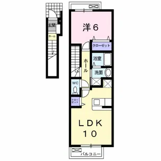 LIBRA HOUSE Ⅰ【2階】の間取り
