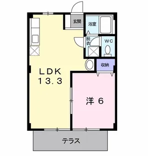 STハイツ【1階】の間取り