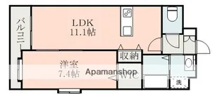 RADICE坪井【5階】の間取り
