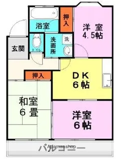 マーサ長嶺【2階】の間取り