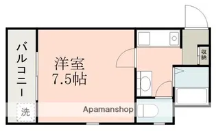 セントポーリア渡鹿【3階】の間取り