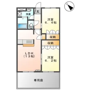 SAVORY【1階】の間取り