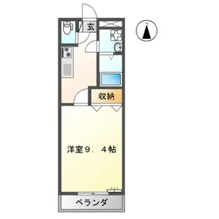 グランディール パピヨン【2階】の間取り