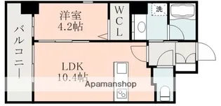 グランフェリーチェ並木坂【5階】の間取り