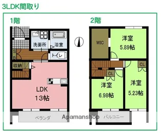 アーバンライフ【1階】の間取り