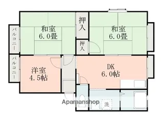 サンシティYAMAGUTI【2階】の間取り