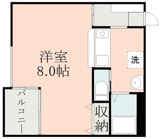 ファインプレイス【6階】の間取り