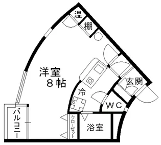 ファインプレイス【6階】の間取り