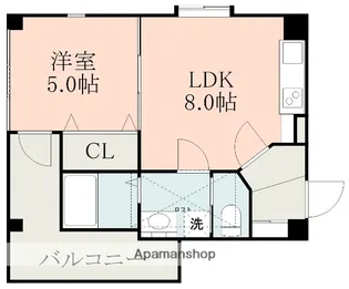 VENUS COURT【8階】の間取り
