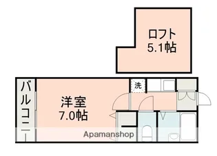 ウッディハイム池田【1階】の間取り