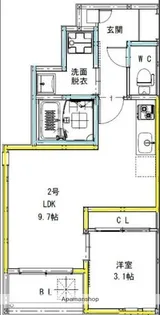 REGALEST新水前寺【3階】の間取り