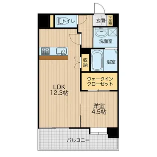 EMIUS新屋敷【10階】の間取り