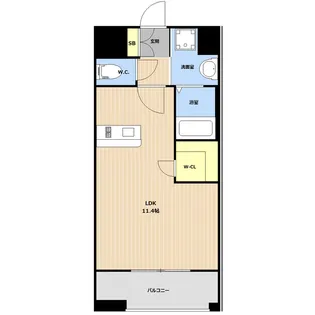 LEGEND水前寺【13階】の間取り
