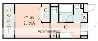 ラ・シック黒髪【5階】の間取り