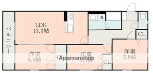 CORNUS 花立【2階】の間取り