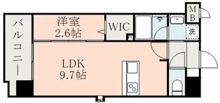 ラ・シック九学前【12階】の間取り