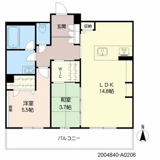 熊本県菊池郡菊陽町大字津久礼【マンション】の間取り