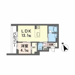 さくらガーデン出水【2階】の間取り
