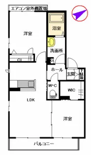 シャーメゾン・ヴィブレ2番館 B棟【3階】の間取り