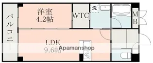 フラワーラブⅡ【4階】の間取り
