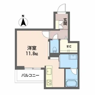 SHAMAISON新町T.H【4階】の間取り