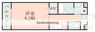 LUZ熊本大学西【5階】の間取り