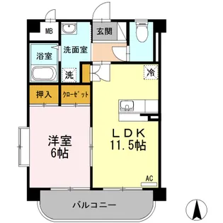 チェリーブランチ【3階】の間取り