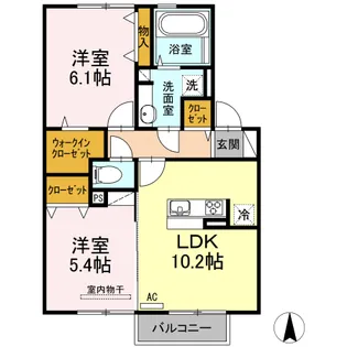 さくら荘【2階】の間取り