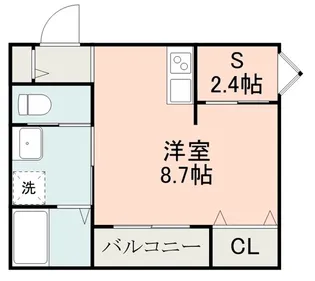 ラヴィ八景水谷【2階】の間取り