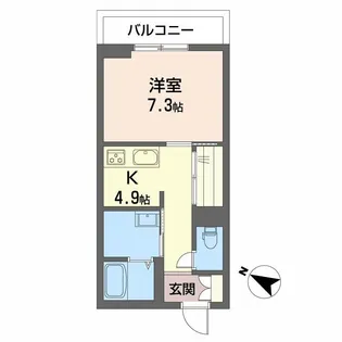 PARADISO本荘【3階】の間取り