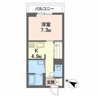 PARADISO本荘【3階】の間取り