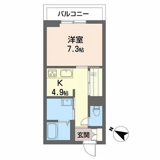 PARADISO本荘【2階】の間取り