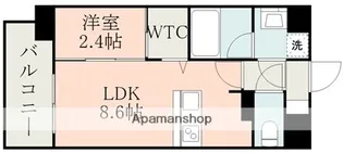 (仮称)ラ・シック新町【2階】の間取り