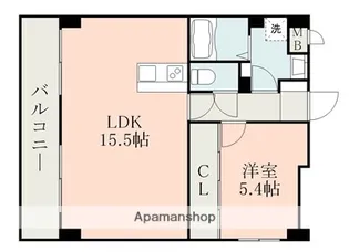 テクノマンション大津Ⅱ【5階】の間取り