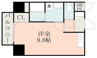 EDEN SUIZENJI STATION【4階】の間取り