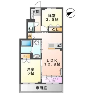 メープルガーデンI【1階】の間取り