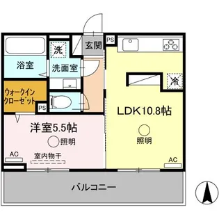 FYーSTYLE KIKUCHI【2階】の間取り