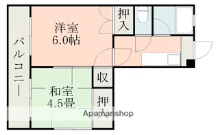 レジデンス渡鹿 B棟【2階】の間取り