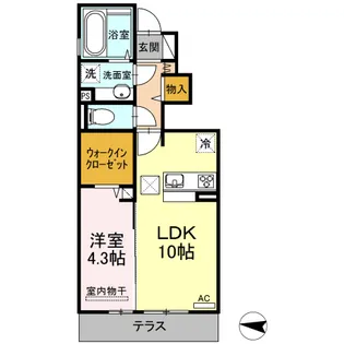 シャルム花立【1階】の間取り