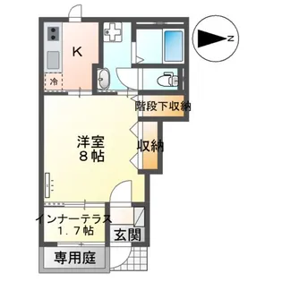 (仮)薬園町アパート【103号室】の間取り