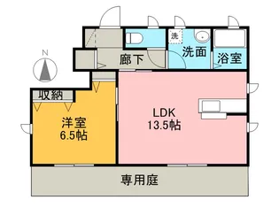プレミール A棟【1階】の間取り