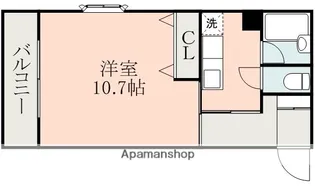 エスペランサ北熊本【4階】の間取り
