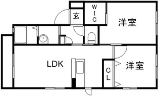 熊本県菊池郡大津町大字杉水【アパート】の間取り